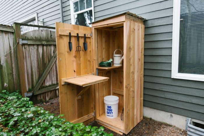How To Build a DIY Garden Storage Shed