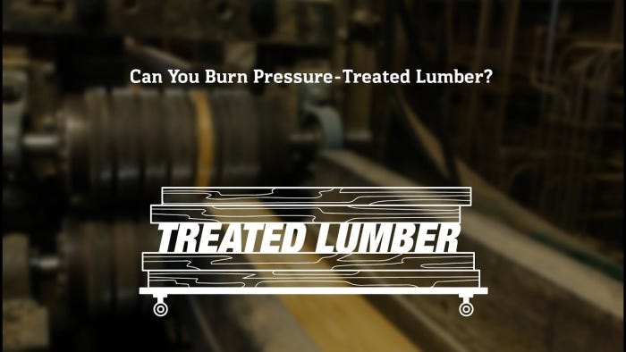 Can You Burn Pressure-Treated Lumber?
