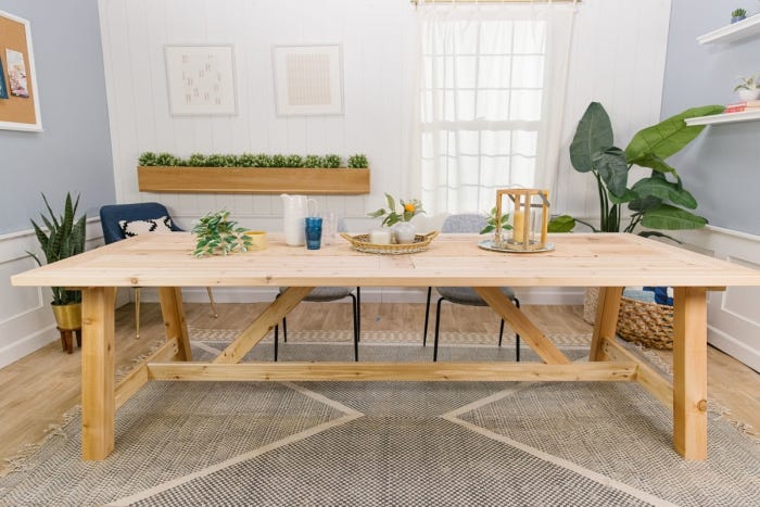 DIY Outdoor Dining Table