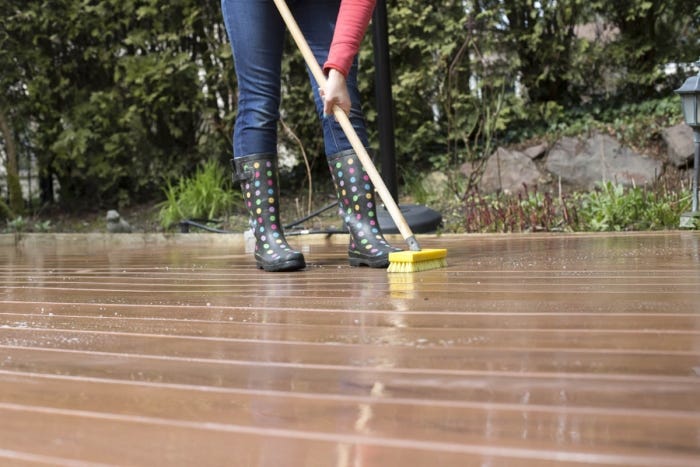 How To Clean Manufactured Decking