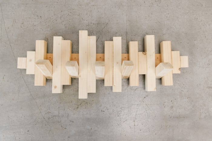 How To Make a Piano Coat Rack