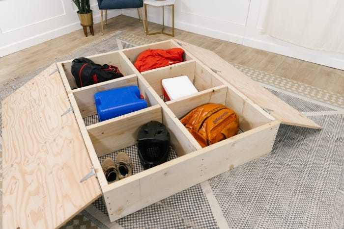 DIY Truck Camper Bed with Storage
