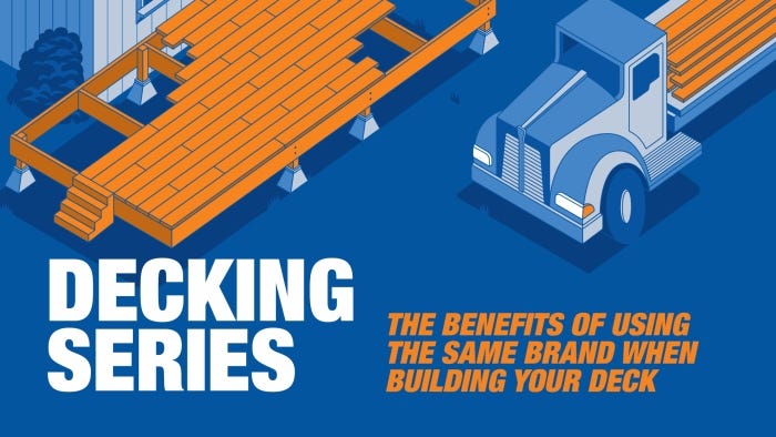 The Benefits Of Using The Same Brand When Building Your Deck