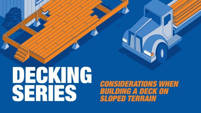 Considerations When Building a Deck on Sloped Terrain