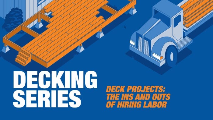 Deck Projects: The Ins and Outs of Hiring Labor