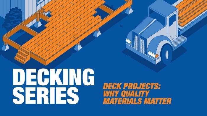 Why Quality Decking Materials Matter