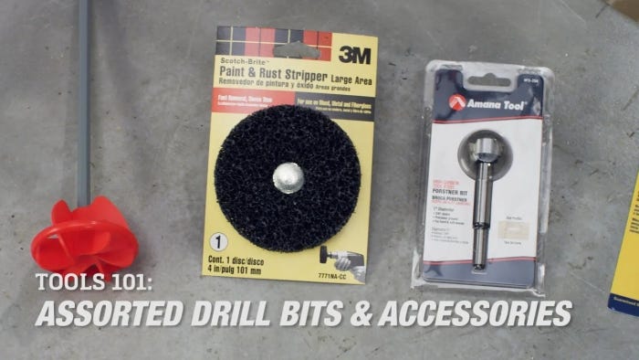 Tools 101: Assorted Drill Bits and Accessories