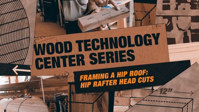 Framing a Hip Roof: Hip Rafter Head Cuts