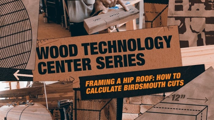 Framing a Hip Roof: How To Calculate Birdsmouth Cuts
