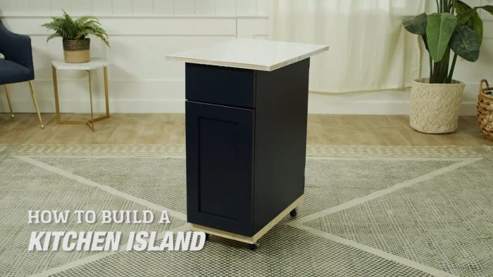 DIY Kitchen Island and Epoxy Countertop