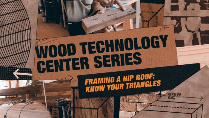 Framing a Hip Roof: Know Your Triangles