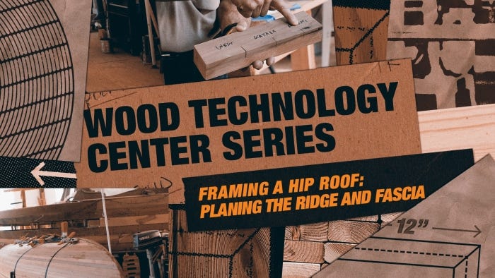 Framing a Hip Roof: Planing the Ridge and Fascia
