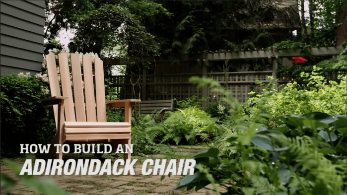 How To Build an Adirondack Chair