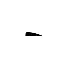 Mahogany Streamlined Casing 5/8"x2¼" Unfinished Moulding (random length stock) · profile #327