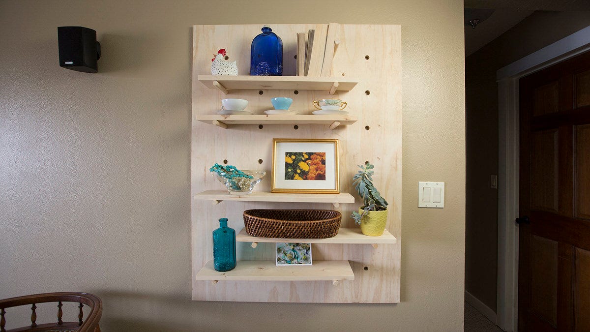 How to Make a Pegboard Storage Solution