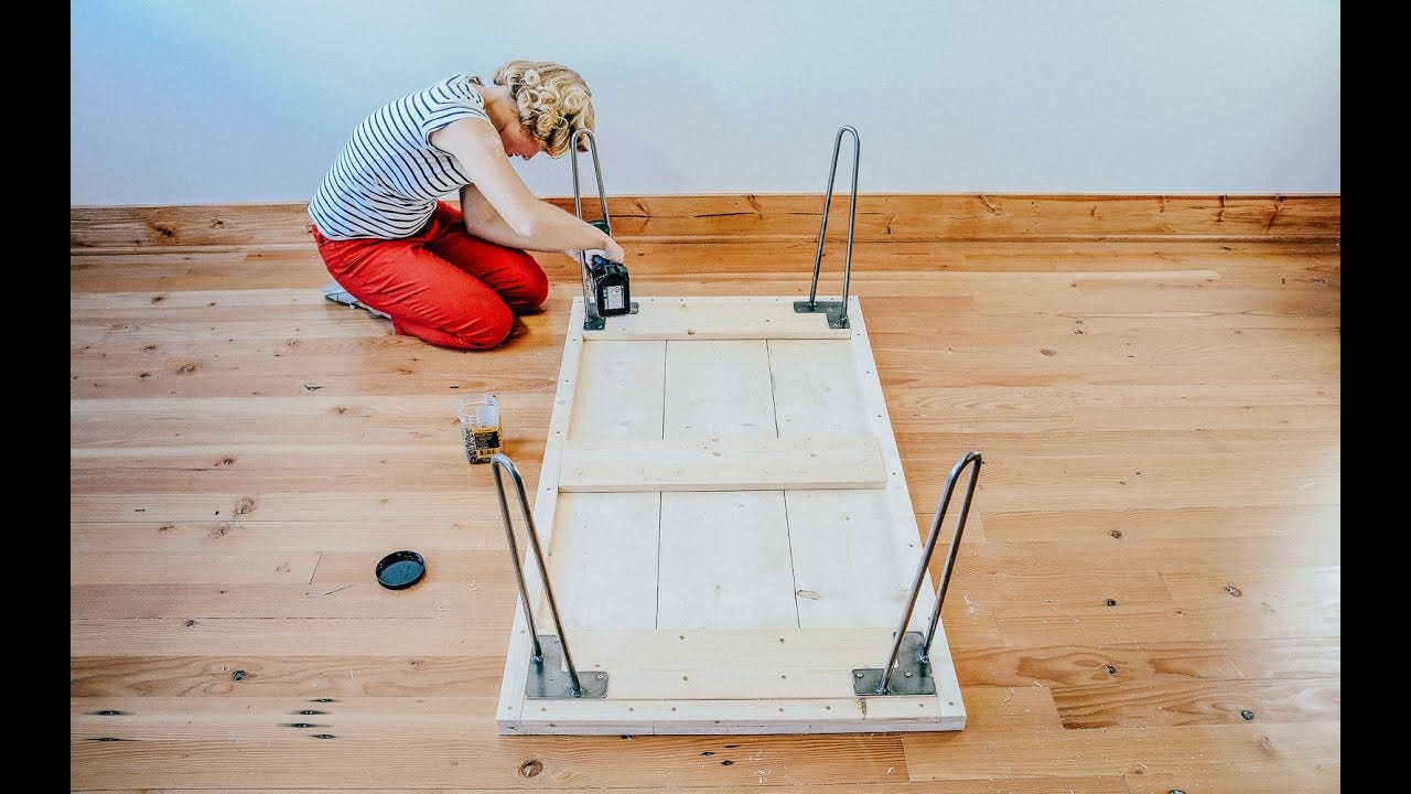 DIY Hairpin Leg Coffee Table