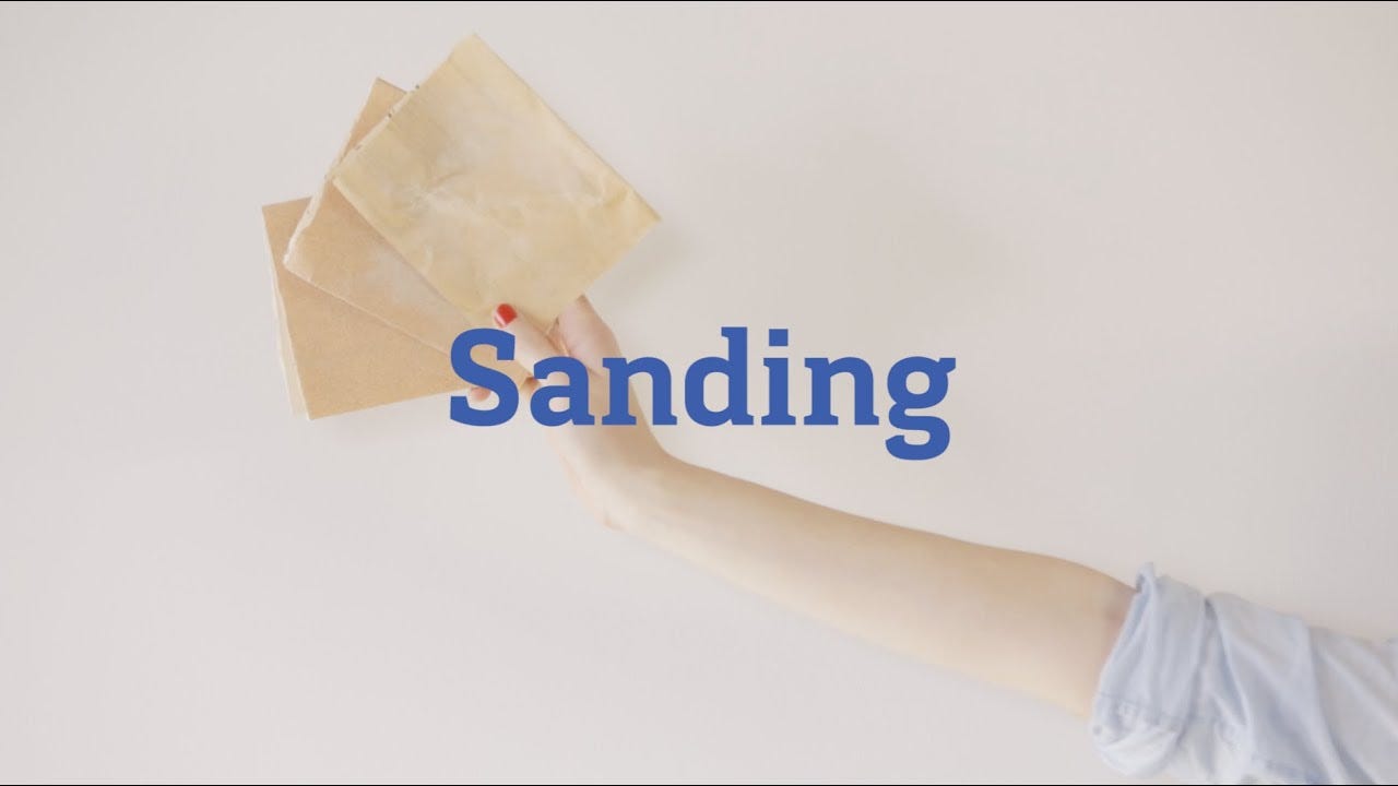How To Use Sandpaper