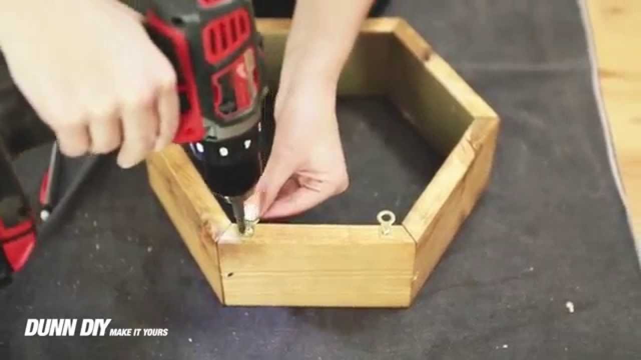 How to Make a Hexagon Shelf
