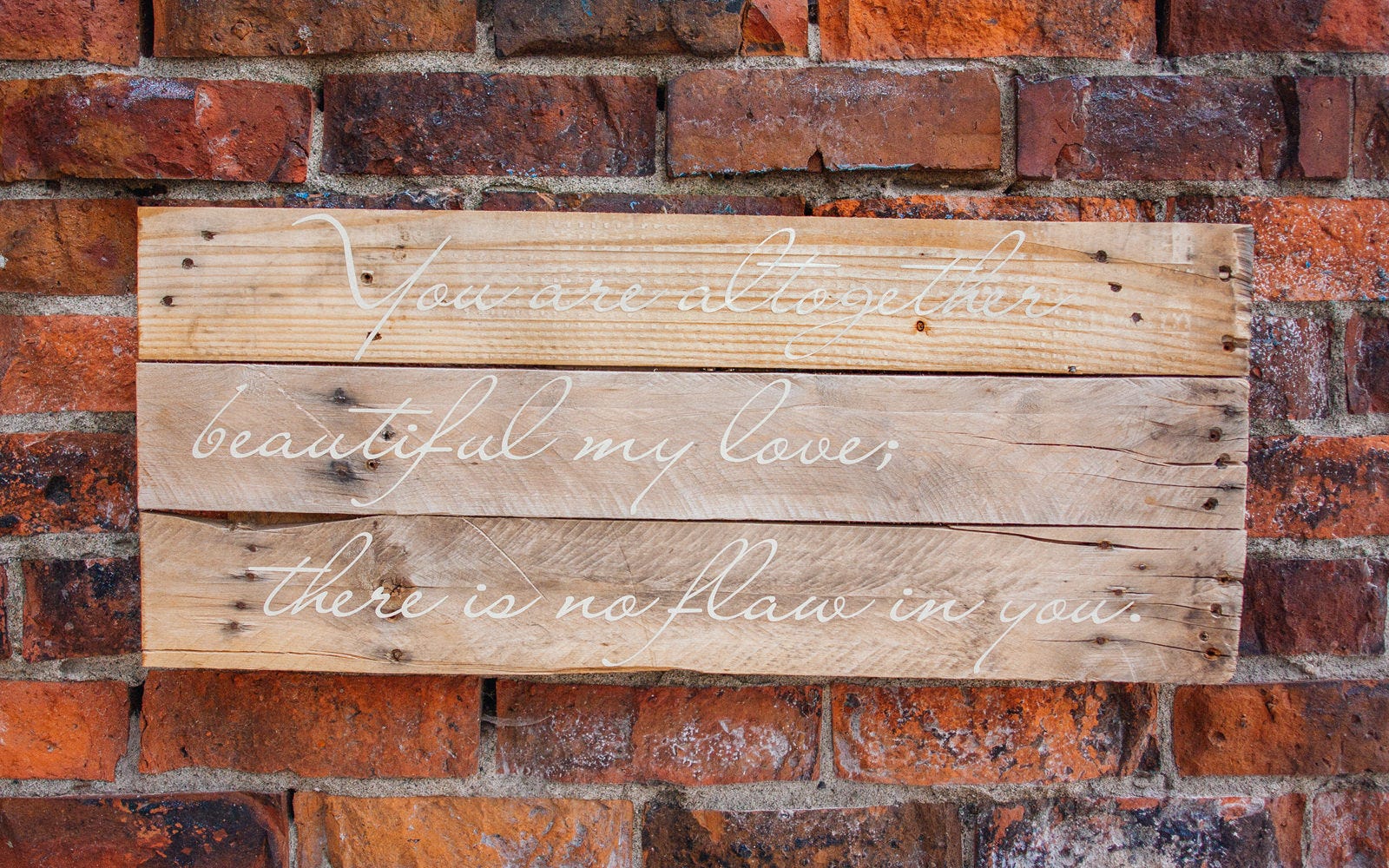 Pallet Makeover: Wedding Sign