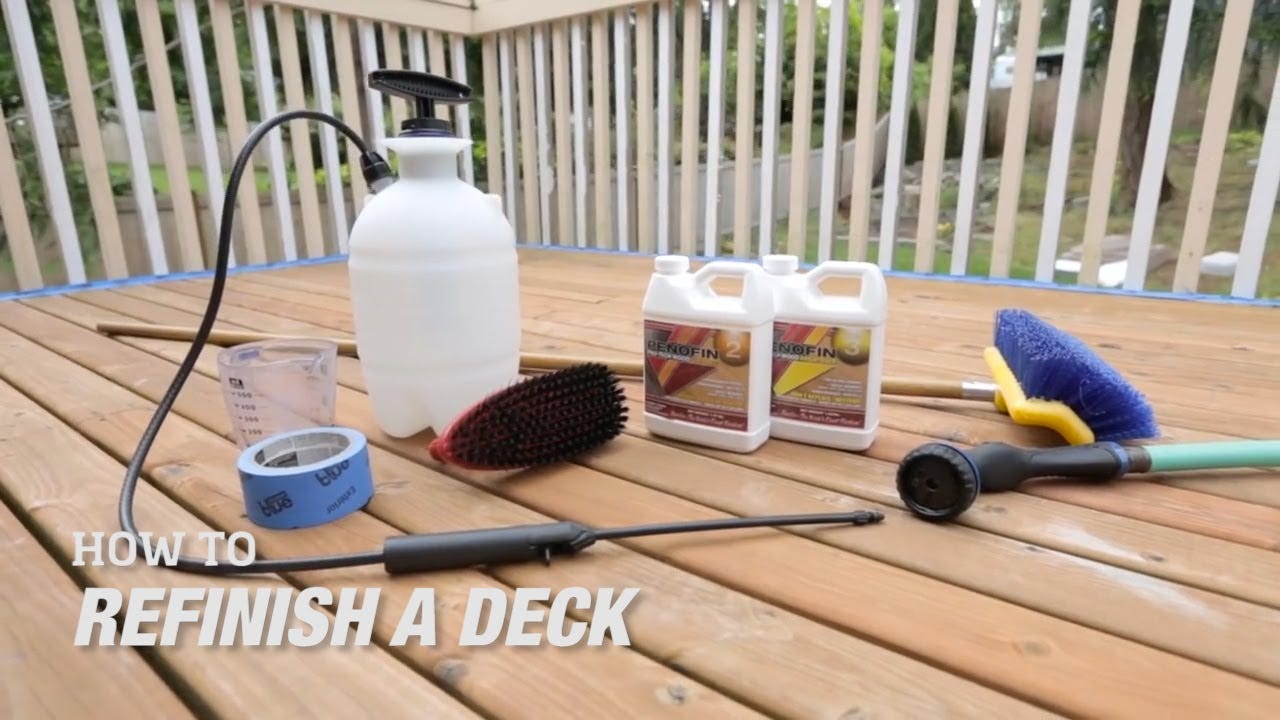 How To Refinish A Deck