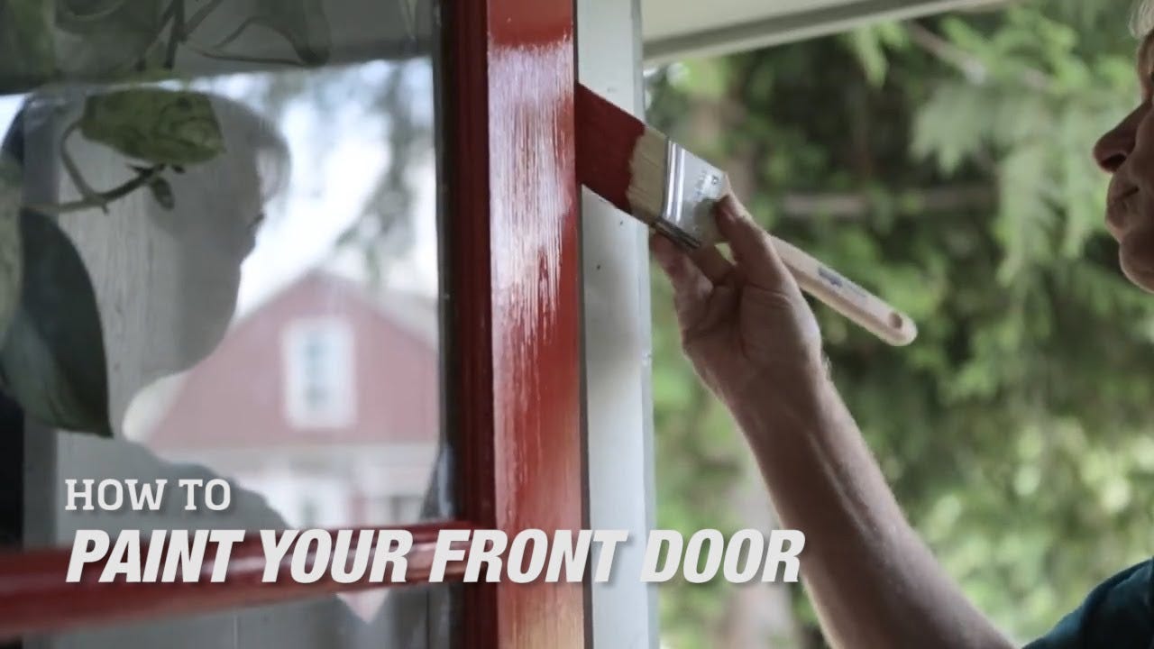 How To Paint Your Front Door With Daly's Paint