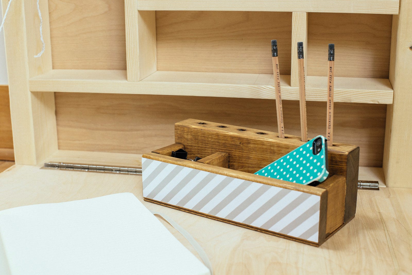 How To Make a Desktop Organizer