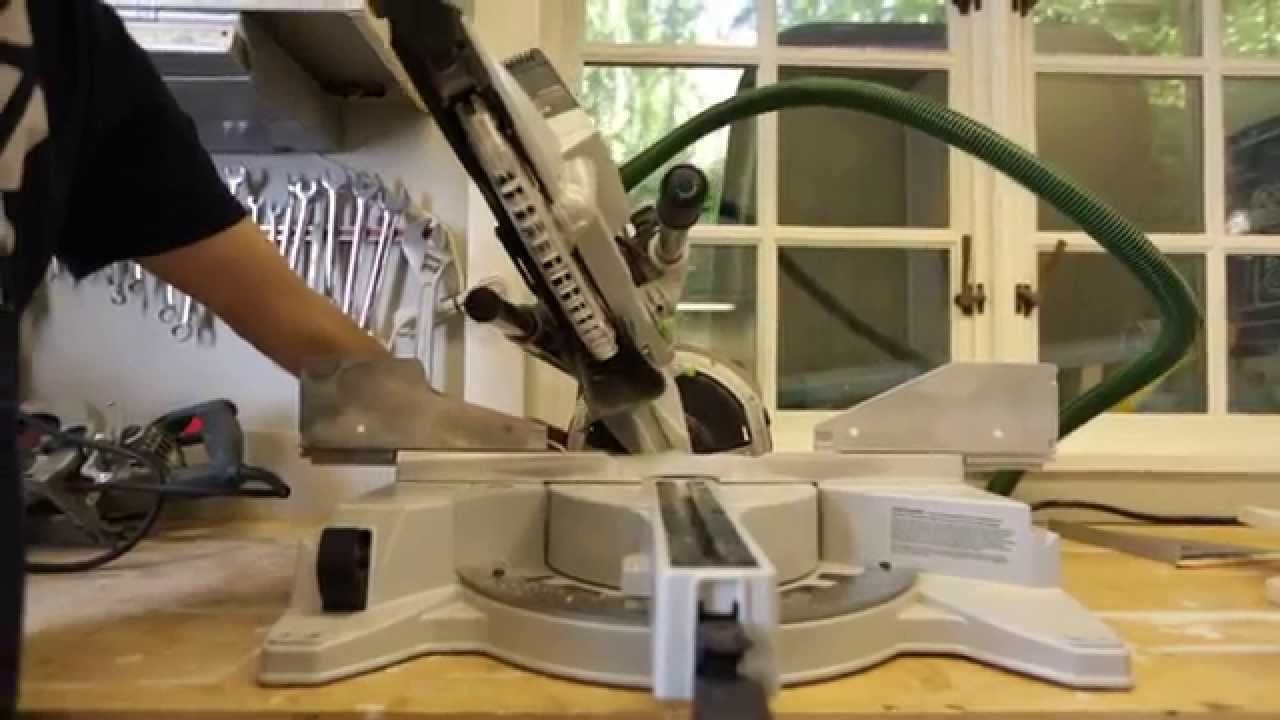 How to Use A Chop Saw (Miter Saw)