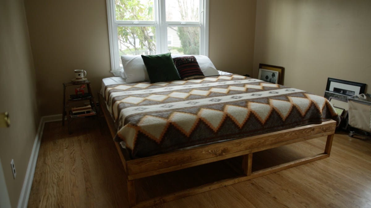 How to Make a Mid-Century Bed Frame