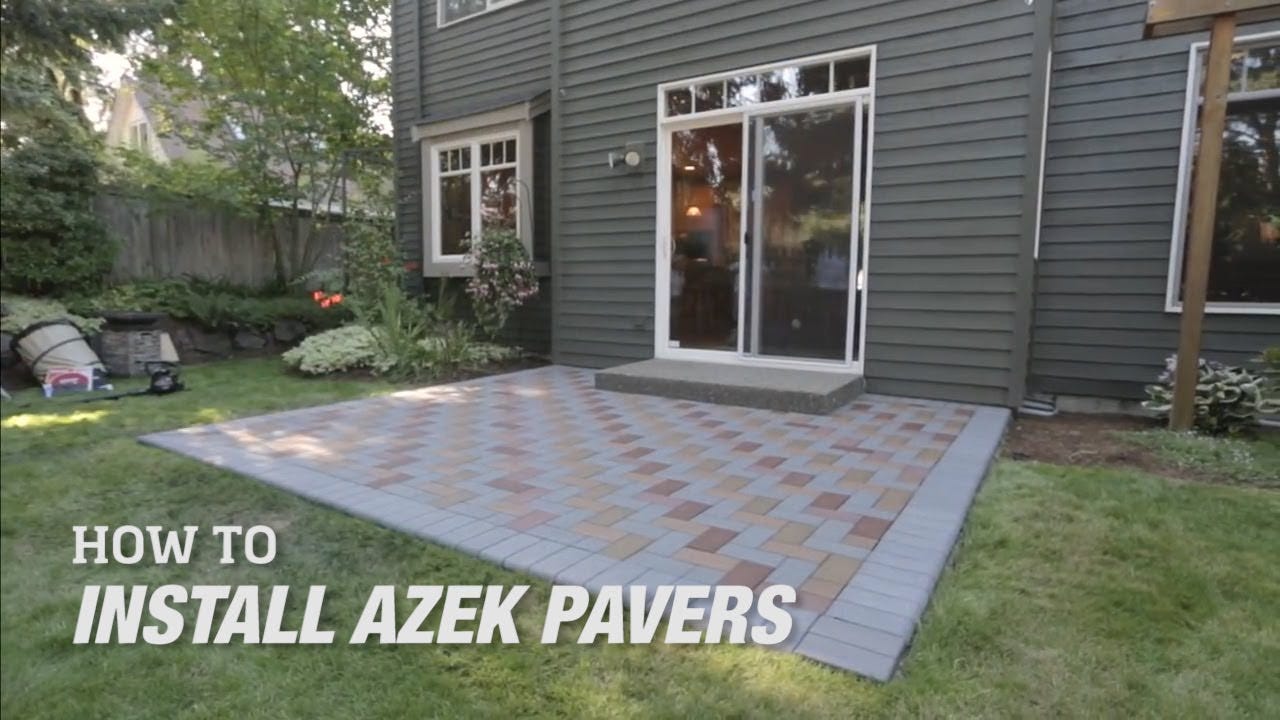 How To Install AZEK Pavers