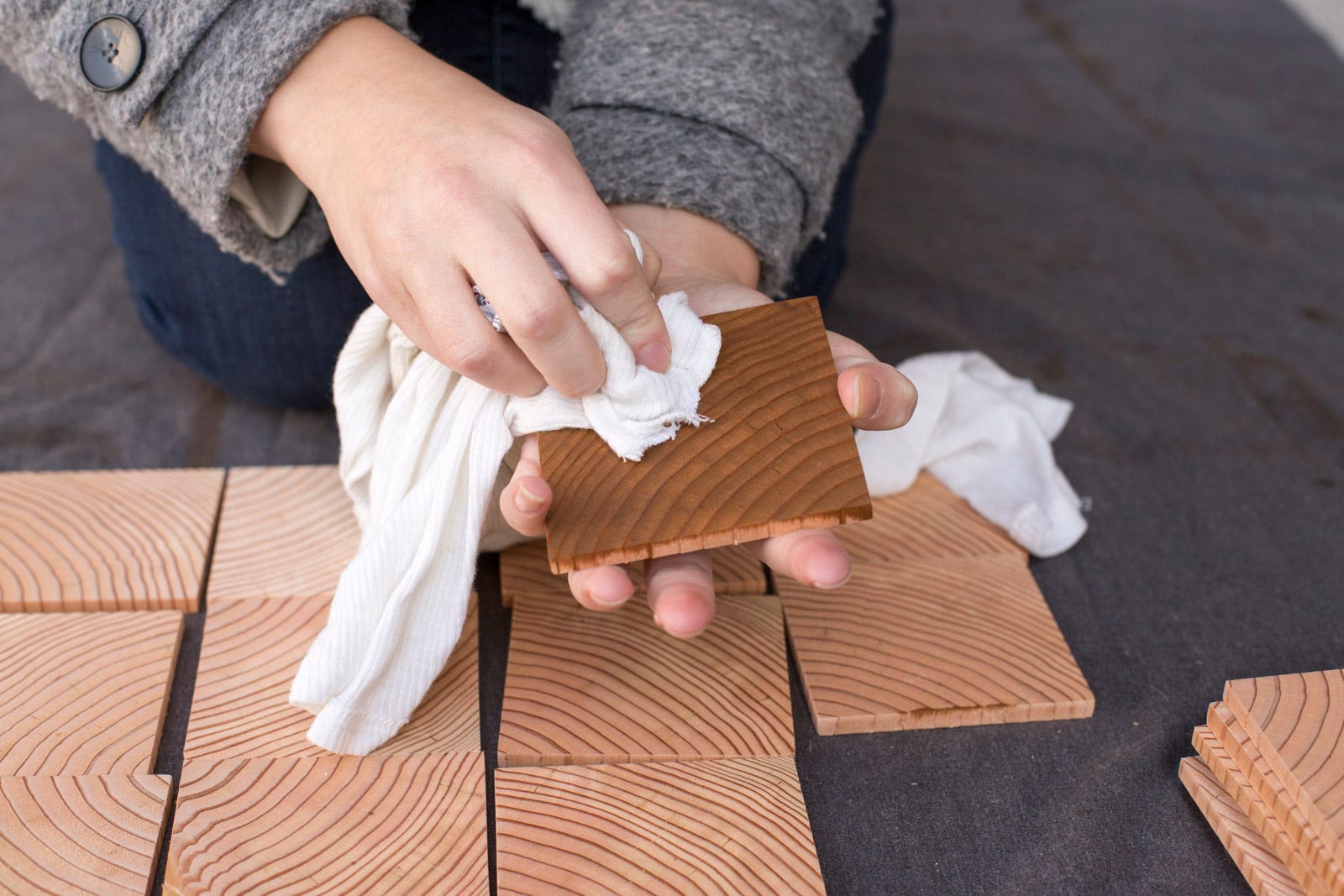 How to Make a Stained Wood Serving Tray