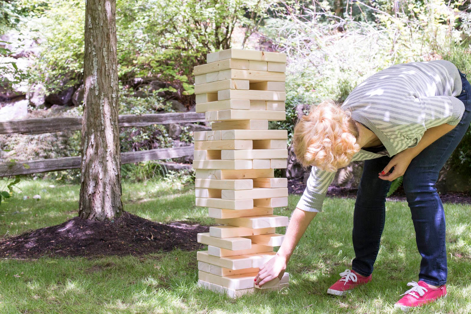 Build Your Own Outdoor Jenga Set
