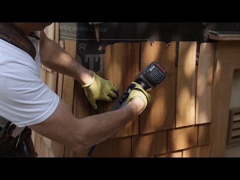 How to Weave Cedar Shingles on an Inside and Outside Corner