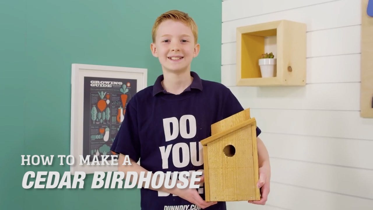 How to Build an Inexpensive Cedar Birdhouse