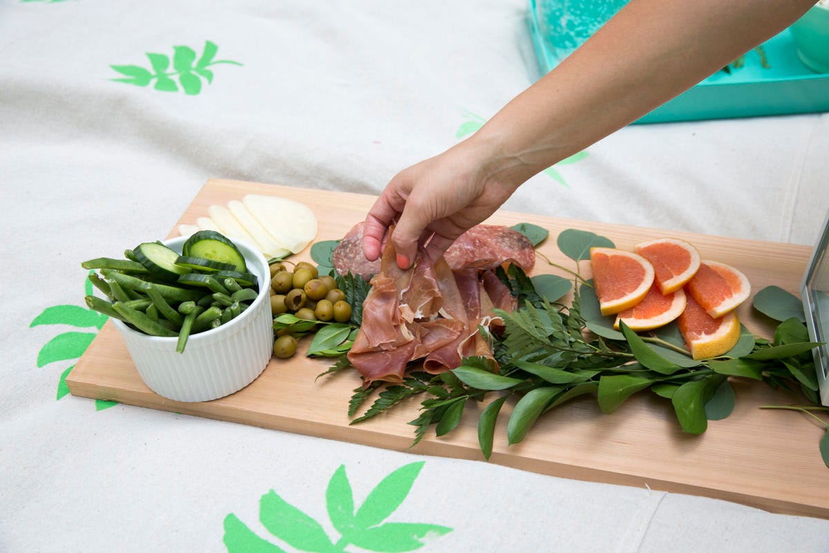 How to Make a Picnic Blanket Out of a Drop Cloth