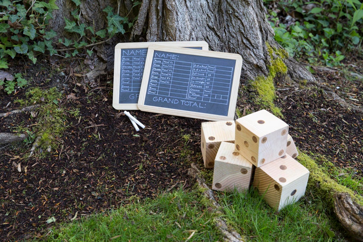 How to Build a Life-Size Yard Yahtzee Game