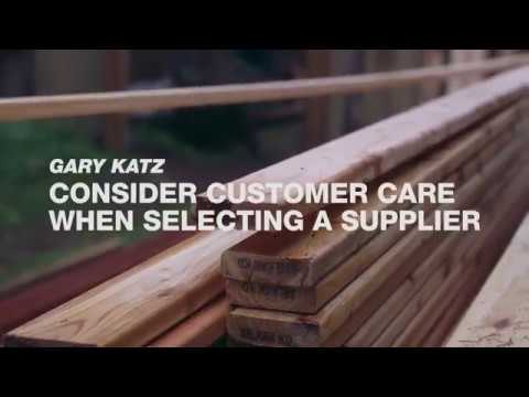 Gary Katz: Consider Customer Care When Selecting a Supplier