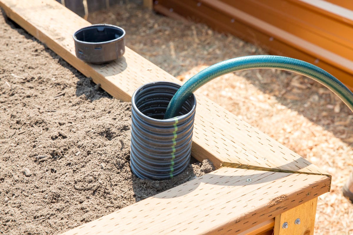 How to Build a Self-Watering Raised Bed Part 2: Installing the Irrigation