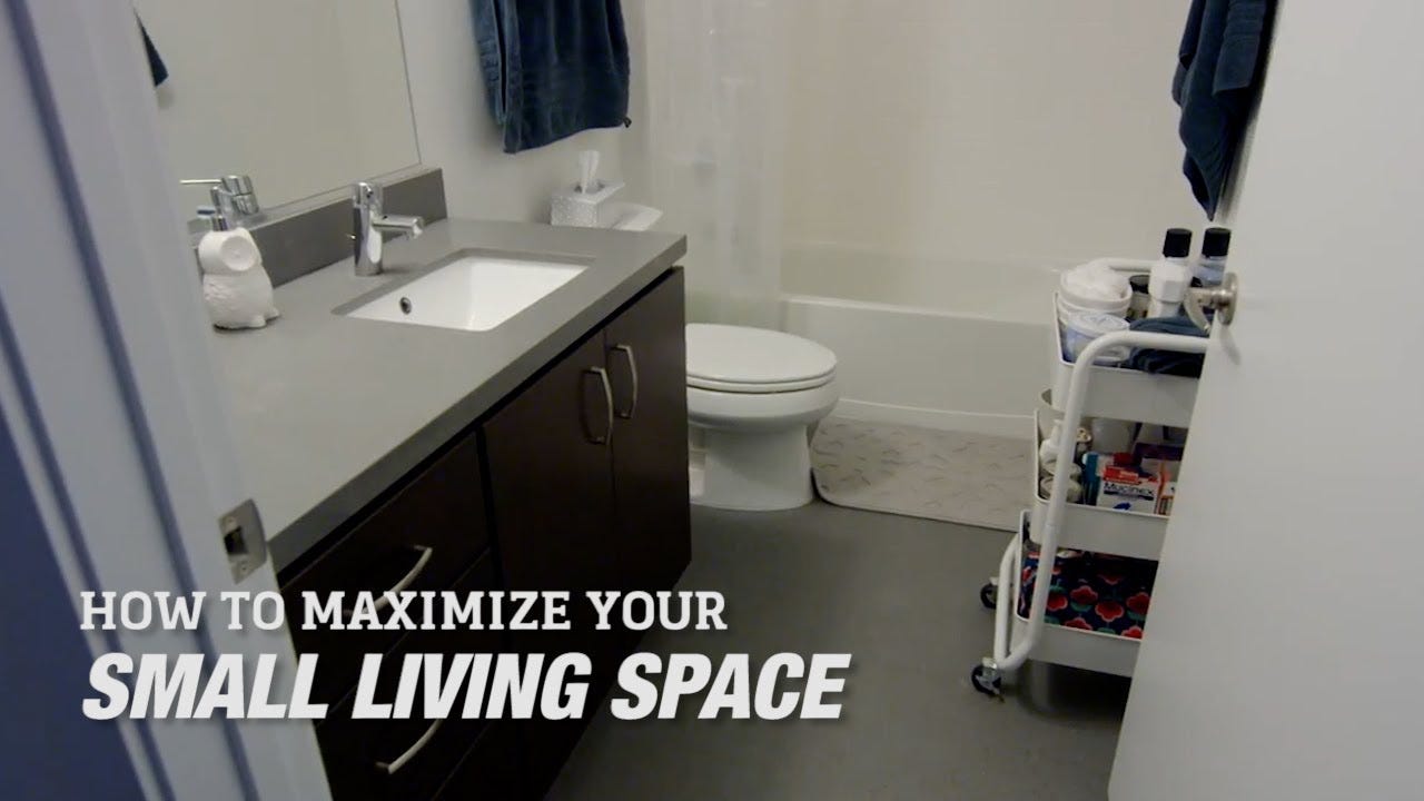 How to Maximize Your Small Living Space Part 2: Office & Bathroom
