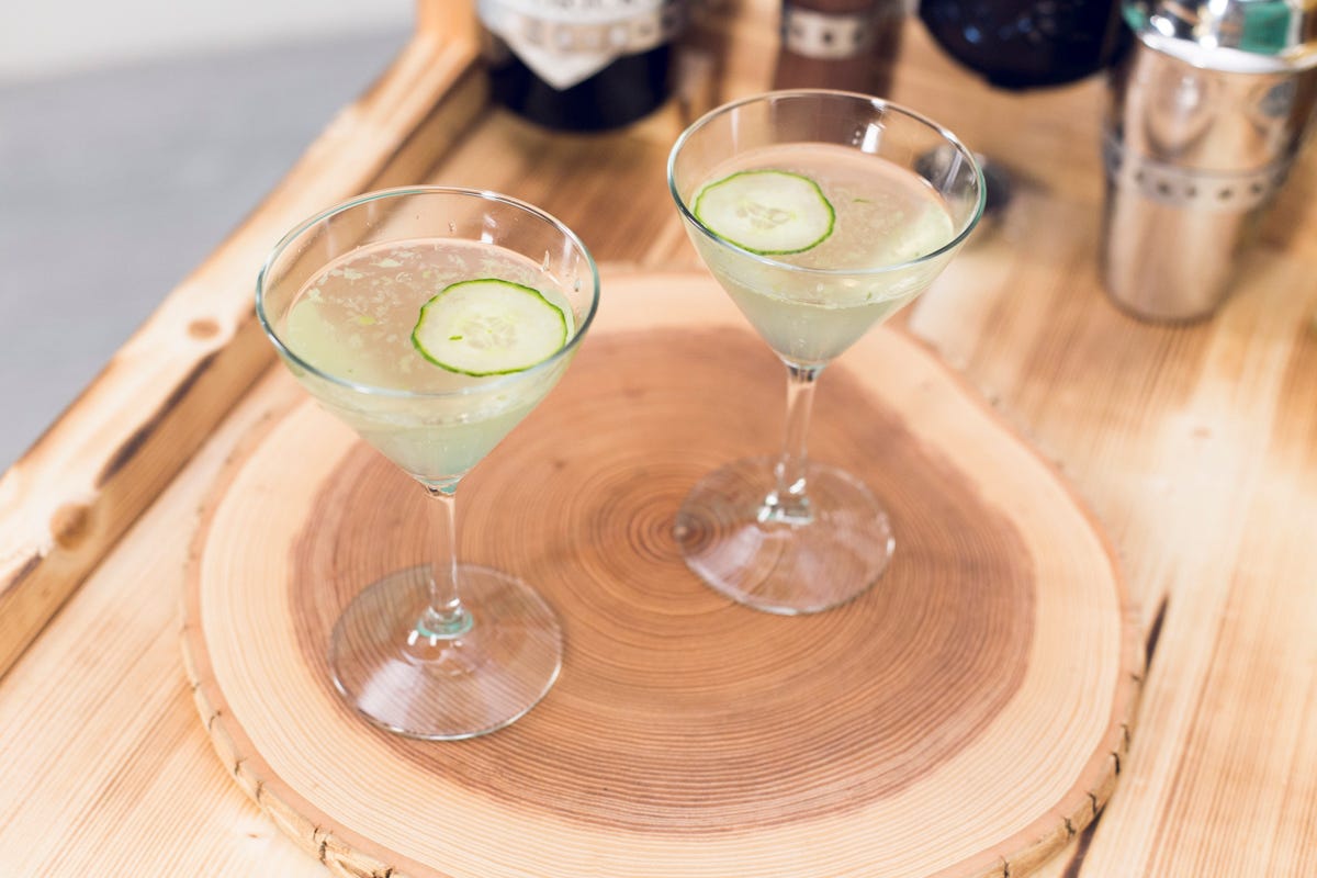 How to Make a Cucumber Martini