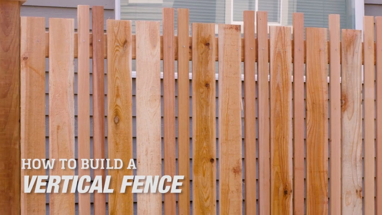 How to Build a DIY Vertical Fence