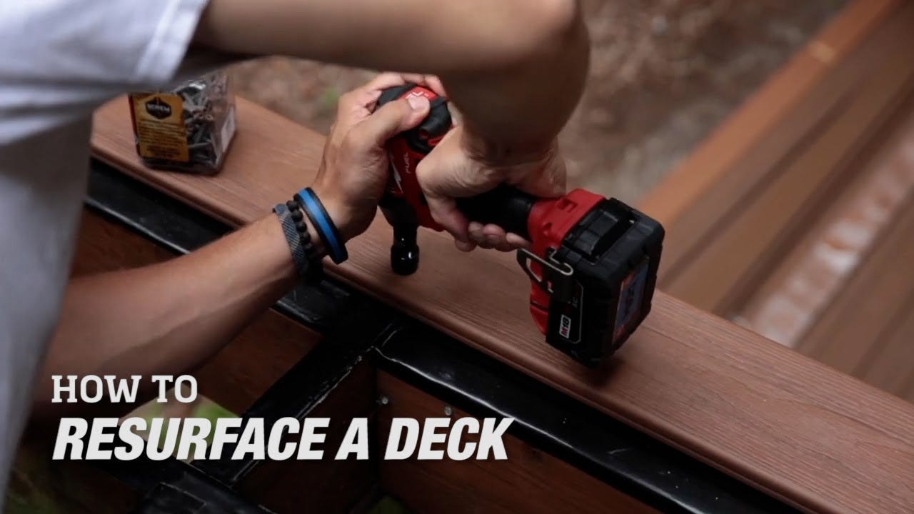 Resurfacing a Deck With Composite Decking