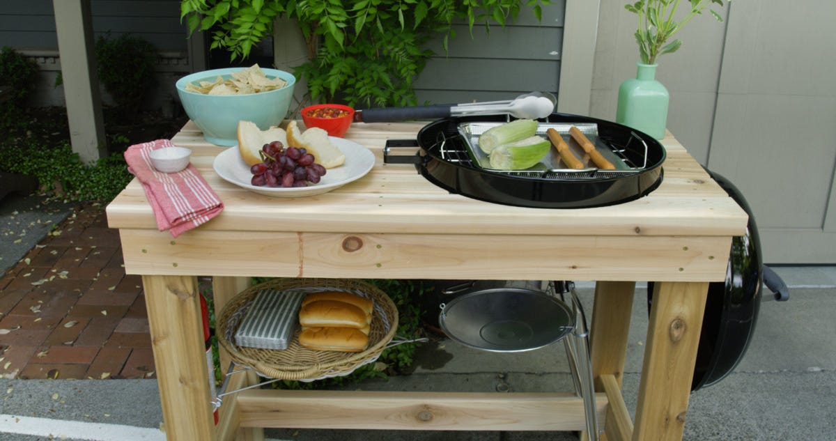 How To Make a DIY Grill Station