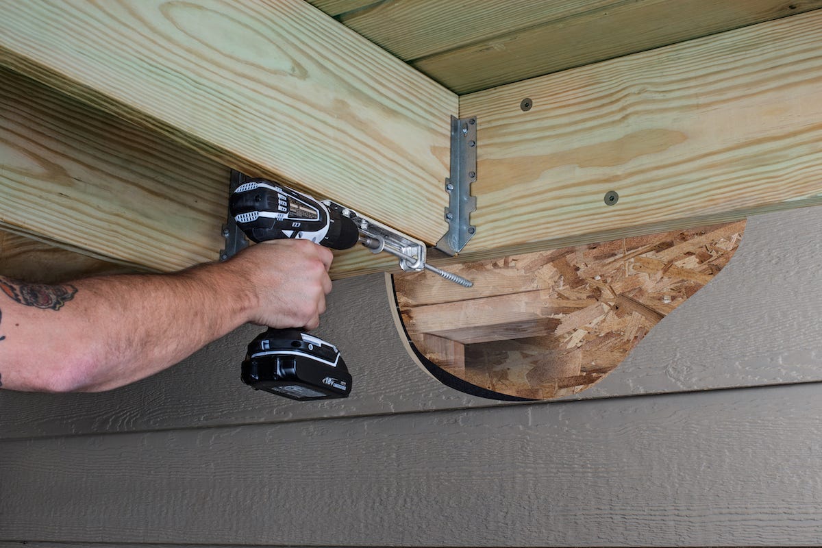 Proper Ledger Board Connections for Attached Decks