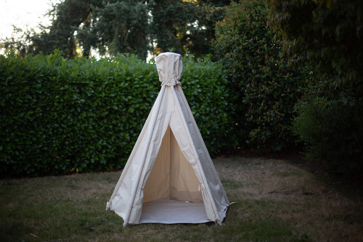 How to Make DIY Teepee-Style Tent Accessories