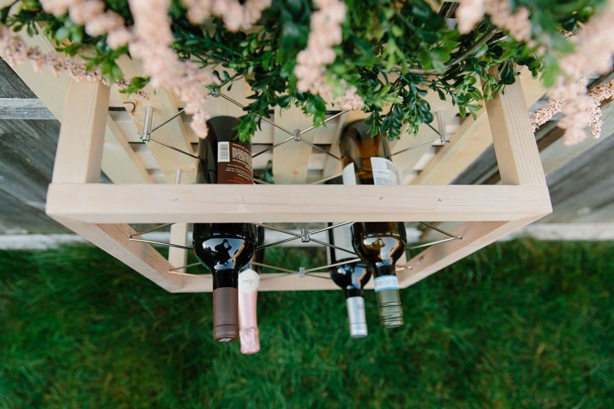 How to Make a Wine Rack Trellis