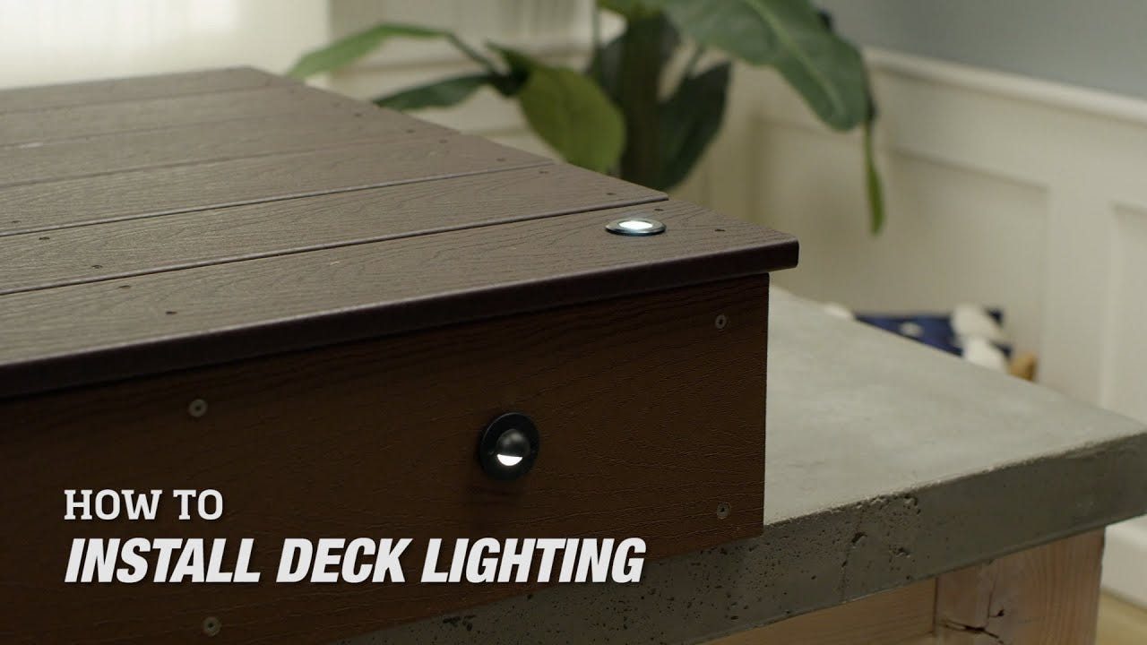 How To Install Deck Lighting
