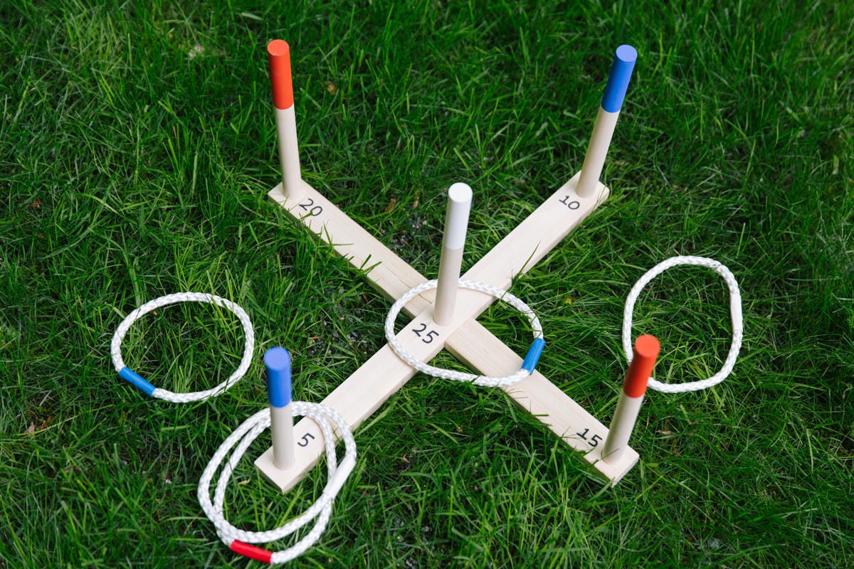 How to DIY an Outdoor Ring Toss Game