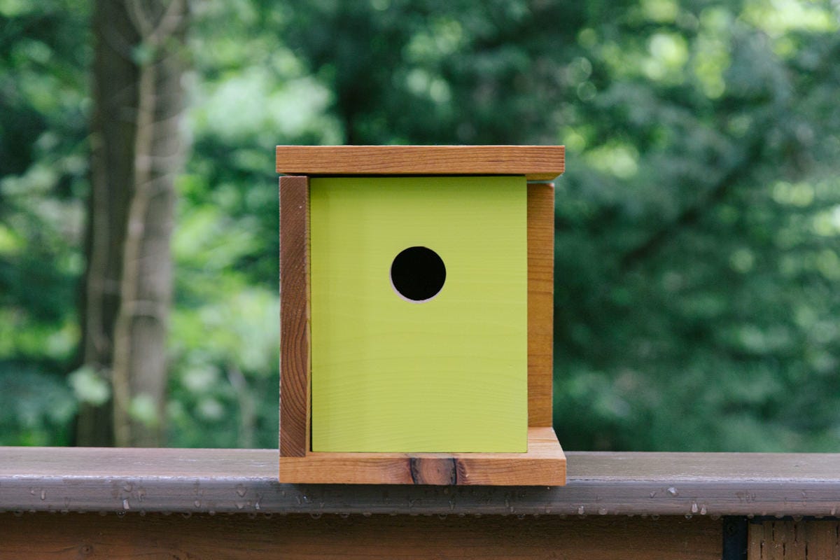 How To Build a Midcentury Modern Birdhouse