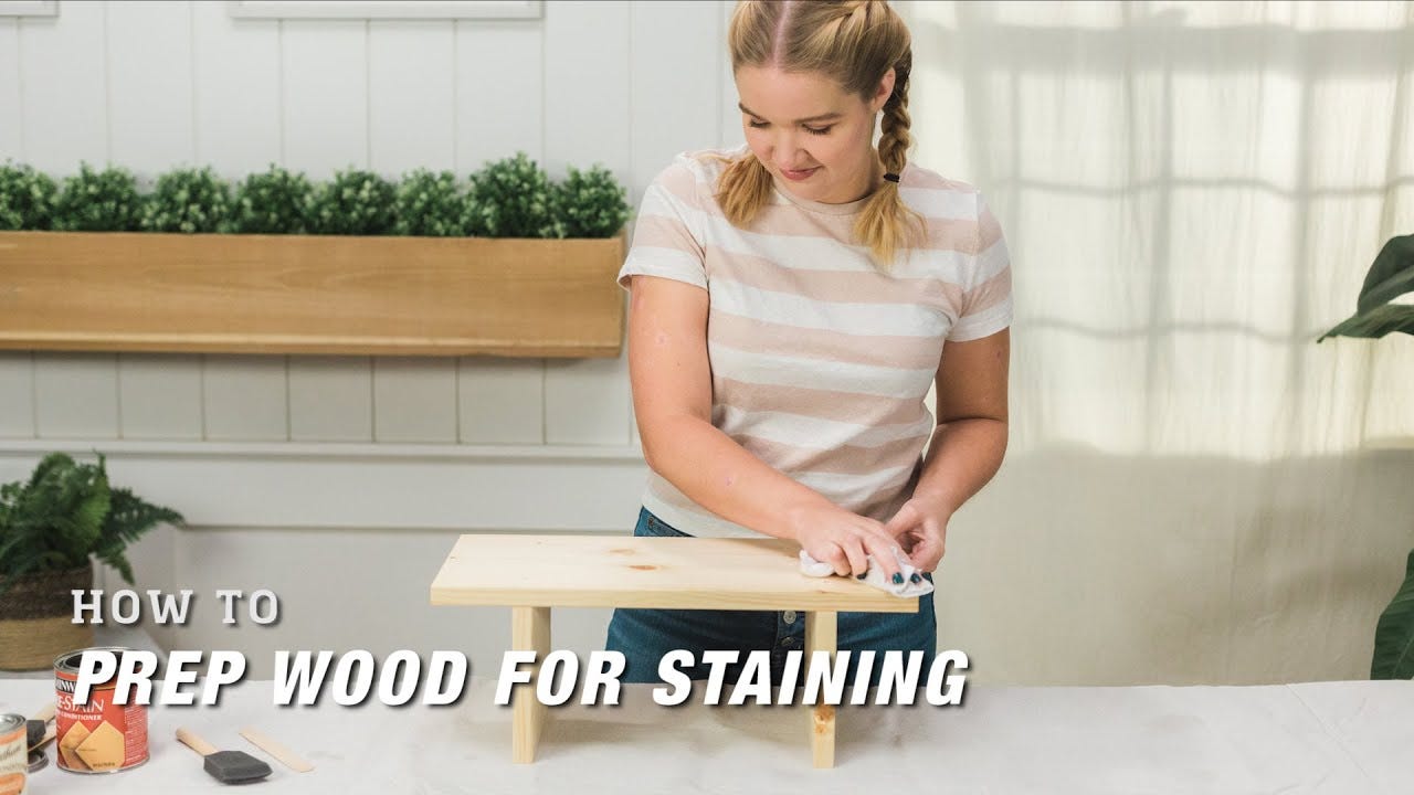How To Condition Wood And Prep Before Staining