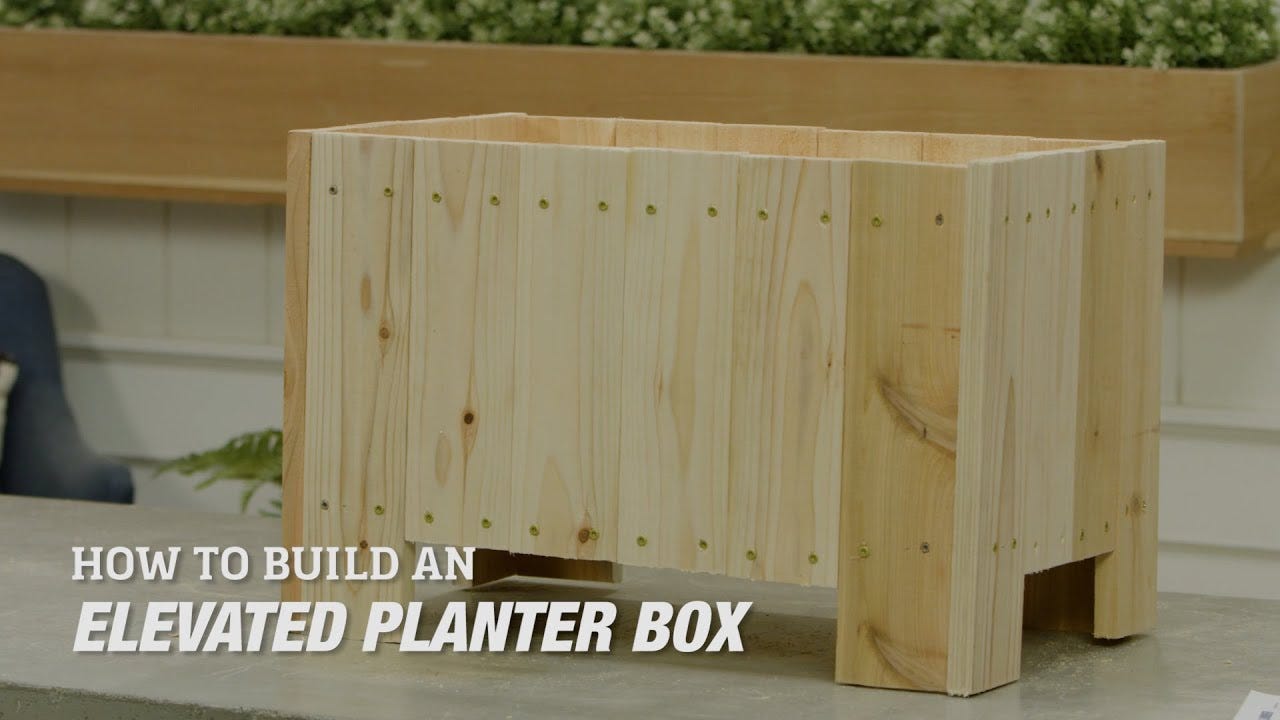 Let's Make an Elevated Planter Box